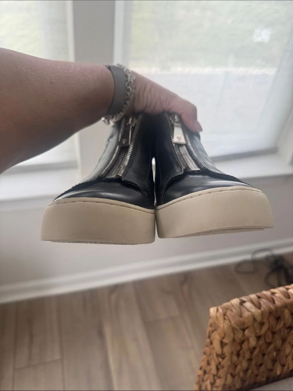 Frye round toe